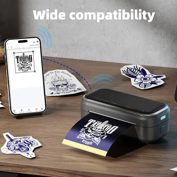 Ink-Impulse Wireless Tattoo Printer