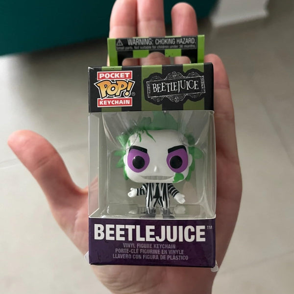 Funko Pop Beetlejuice Keychain