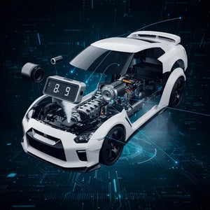 Super Sports Car Engine Rev Alarm Clock