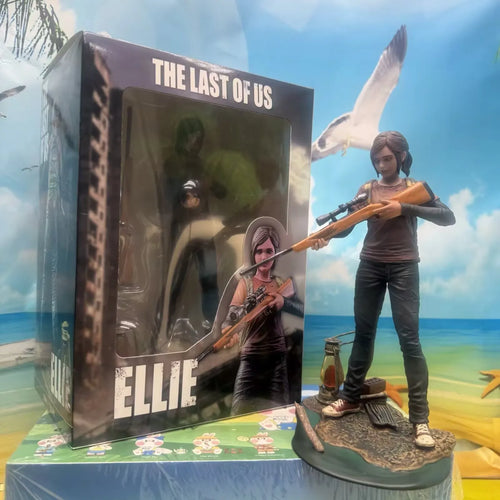 The Last of Us Joel and Ellie Post-Apocalyptic Figures