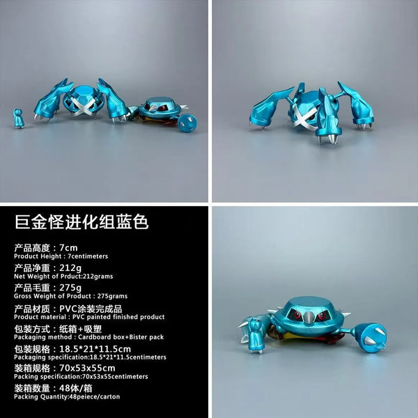 Pokemon Metagross Evolution Figure (Set of 3)