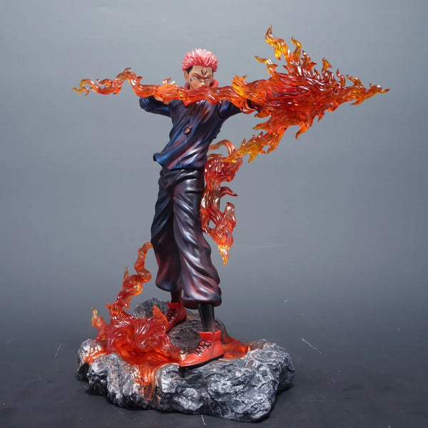Ryomen Sukuna Fire Play Figurine (30 cm)