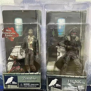 NECA Resident Evil Hunk & Zombie Figurines (16 cm)