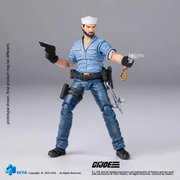 Hiya Mini Series G.I. Joe Sailor Shipwreck Action Figure
