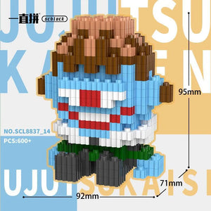 Jujutsu Kaisen Cursed Domain 3D Chibi Micro Blocks