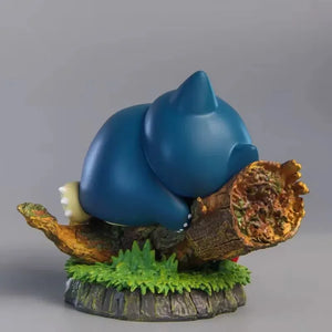 Snorlax Mossy Log Ver. Figure