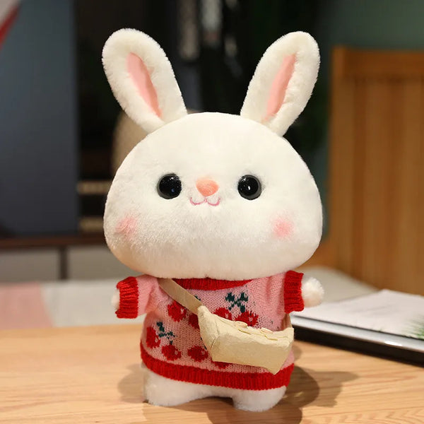 Cozy Dress-Up Bunny Premium Plush Toy (30 cm)