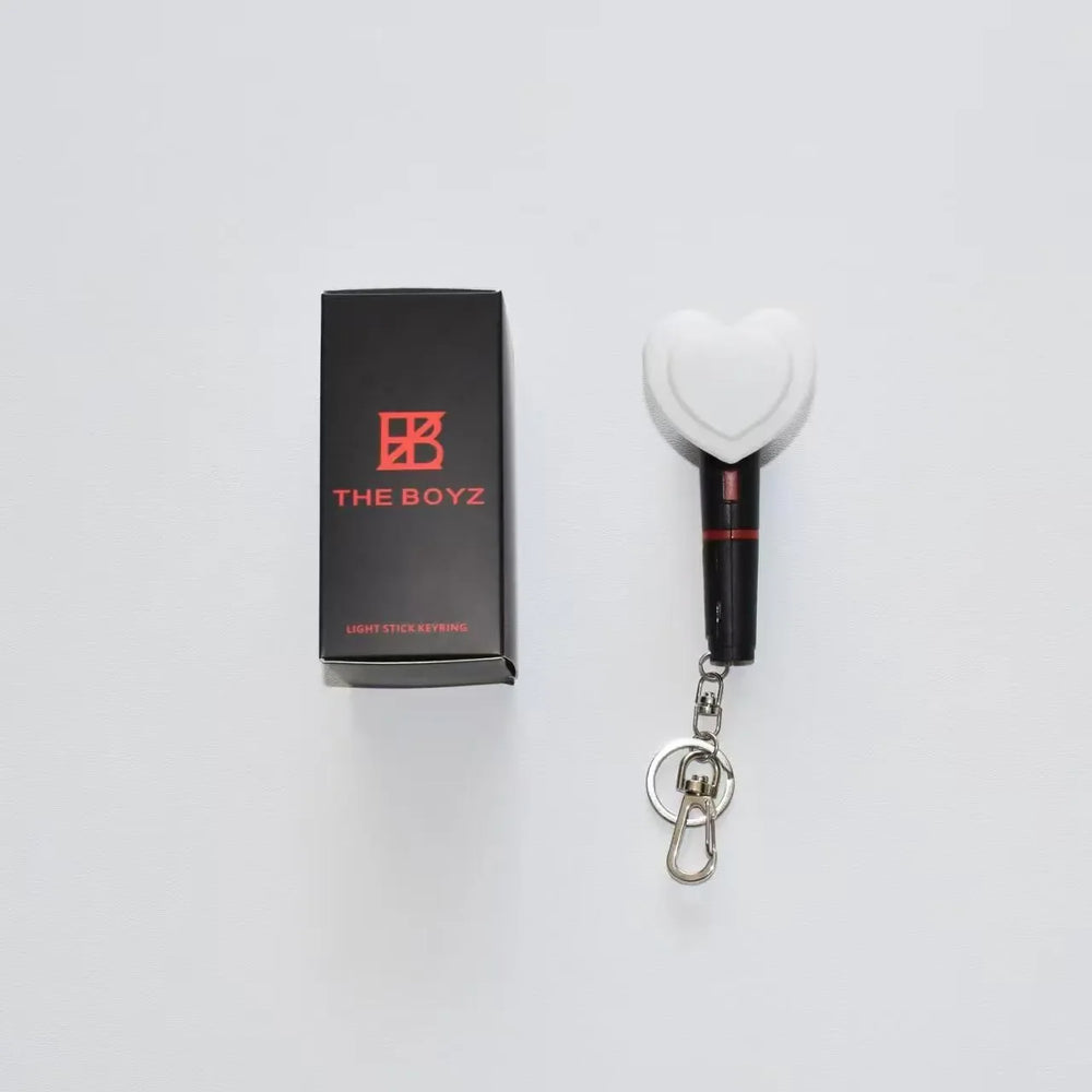 THE BOYZ Heart-Shaped Mini Lightstick Keychain