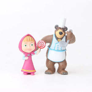 Masha and Friends Figurines (Set of 10)