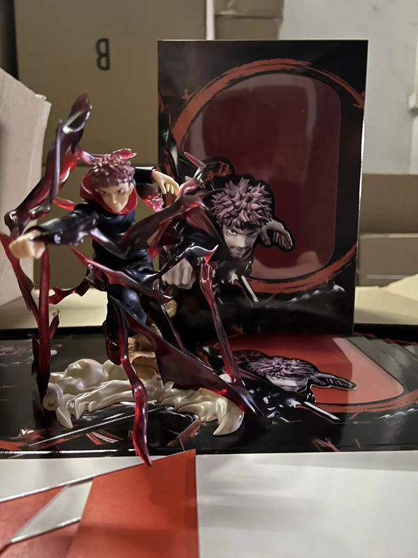 Yuji Itadori Black Flash Figurine (18 cm)