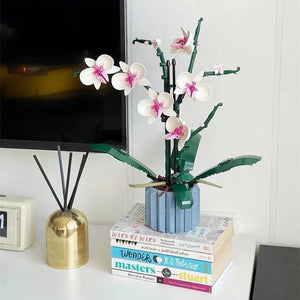 Orchid Flowers Botanical Building Blocks (608 Pcs)