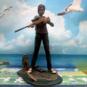 The Last of Us Joel and Ellie Post-Apocalyptic Figures
