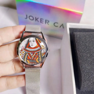 Queen Of Hearts Royal Card Quartz Watch