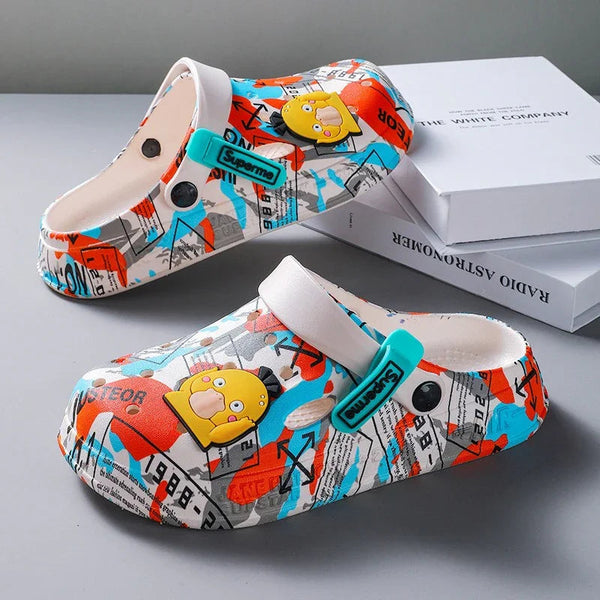 SUPRM Icon Art Clogs