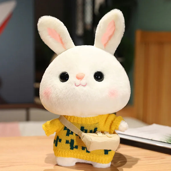Cozy Dress-Up Bunny Premium Plush Toy (30 cm)