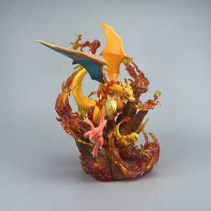 Charizard Evolution Set Giga-Impact Cursed Flame Ver. Figure (30 cm)