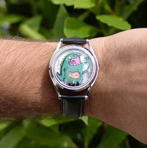 Metropolis Number Cruncher Avant-Garde Pop Art Watch
