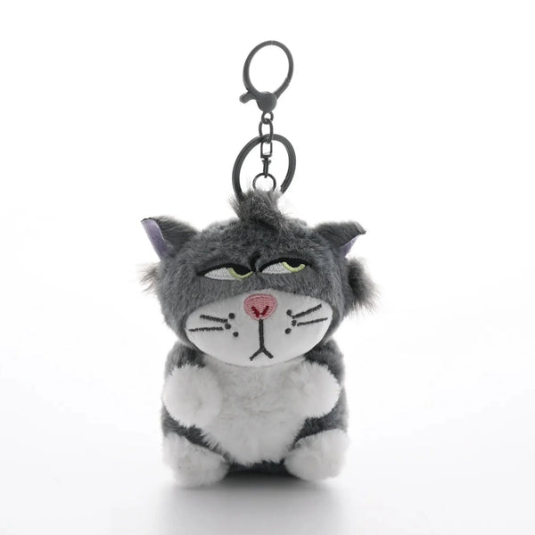 Lucifer Cat Impatient Grumps Keychain