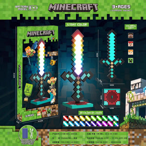 Minecraft Enchanted Pixels Light Sword