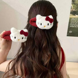Hello Kitty Kawaii Classic Hair Band & Clip