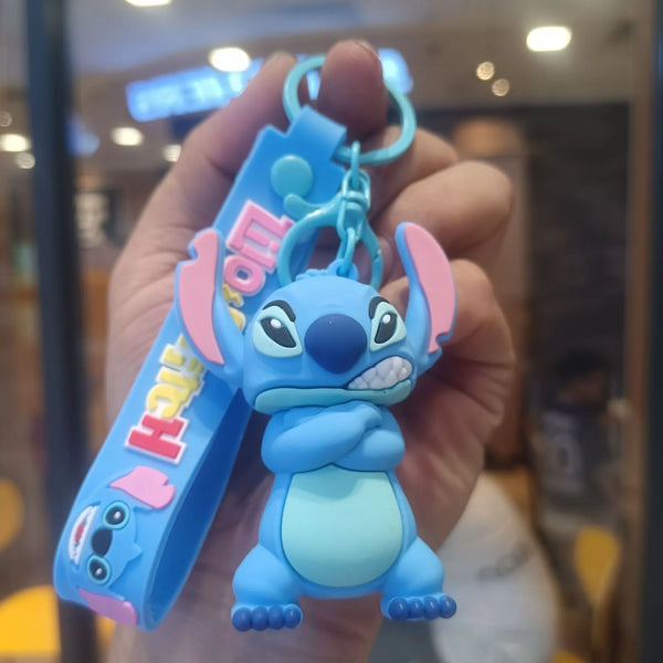 Stitch & Angel Ohana Fun 3D Keychain