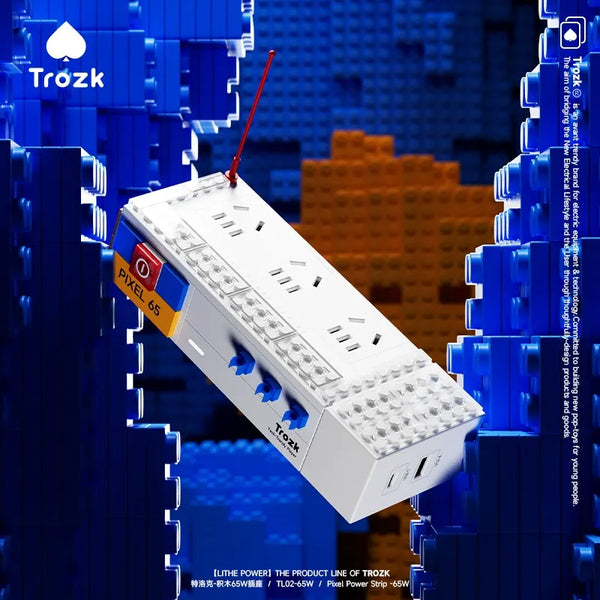 Trozk TI02 Building Blocks 65W Power Strip