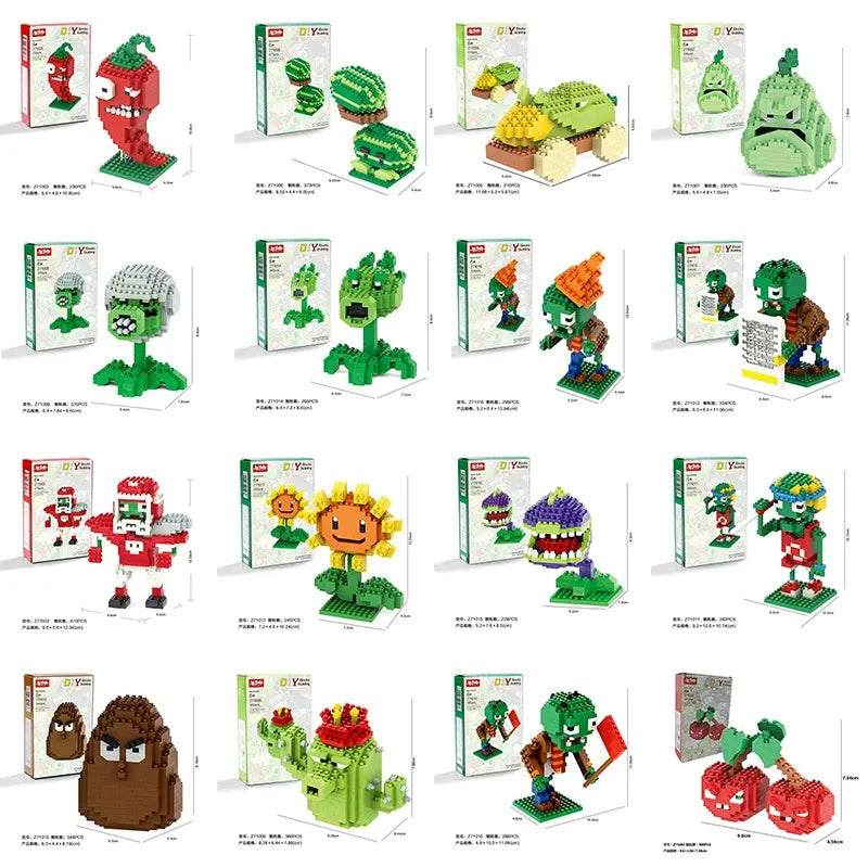 Bricks Plants vs Zombies Building Blocks