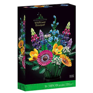 Wildflower Bouquet Botanical Building Blocks (959 Pcs)