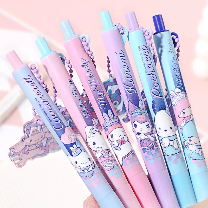 Sanrio Charm-Top Push-Button Gel Pen