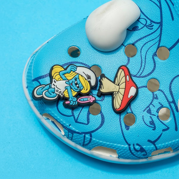 Smurfs Retro Blue Heritage Clogs