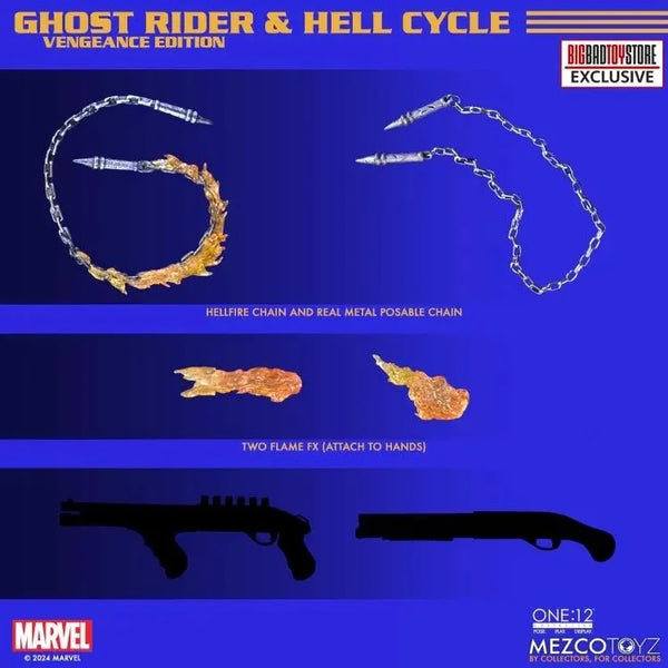 Mezco Ghost Rider Comic Color Variant Figure