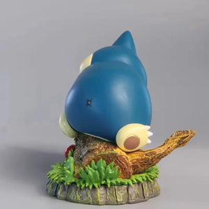 Snorlax Mossy Log Ver. Figure