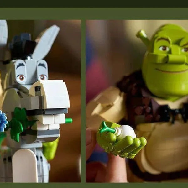 Shrek Swamp Trio Building Blocks (1403 Pcs)