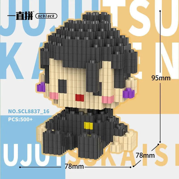 Jujutsu Kaisen Cursed Domain 3D Chibi Micro Blocks