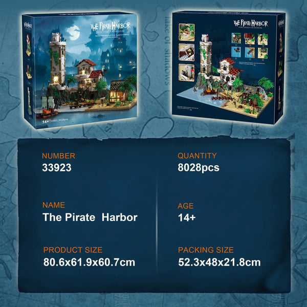 Pirate Harbor 33923 Building Blocks Set (8028 Pcs)