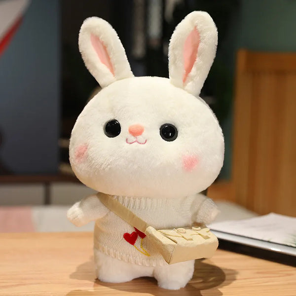 Cozy Dress-Up Bunny Premium Plush Toy (30 cm)