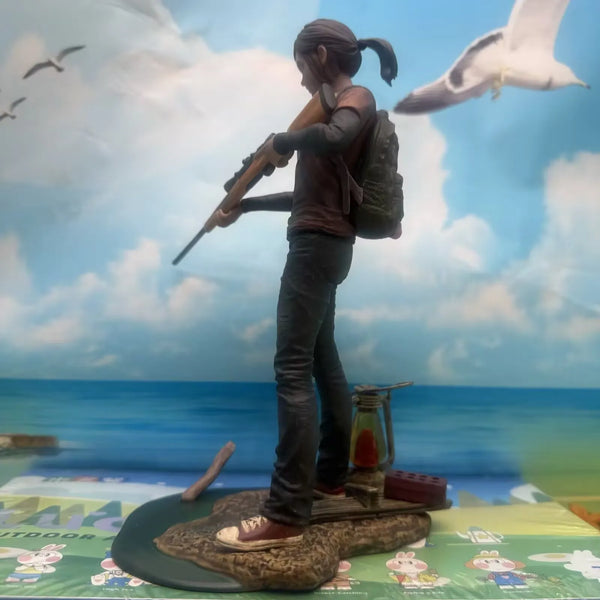 The Last of Us Joel and Ellie Post-Apocalyptic Figures