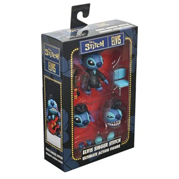 NECA Ultimate Elvis Stitch Rock 'N' Roll Figure