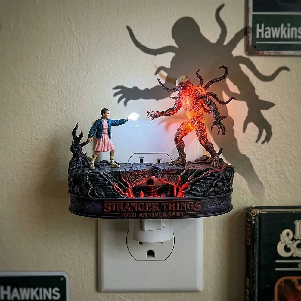 Stranger Things Eleven vs Vecna Projection Lamp