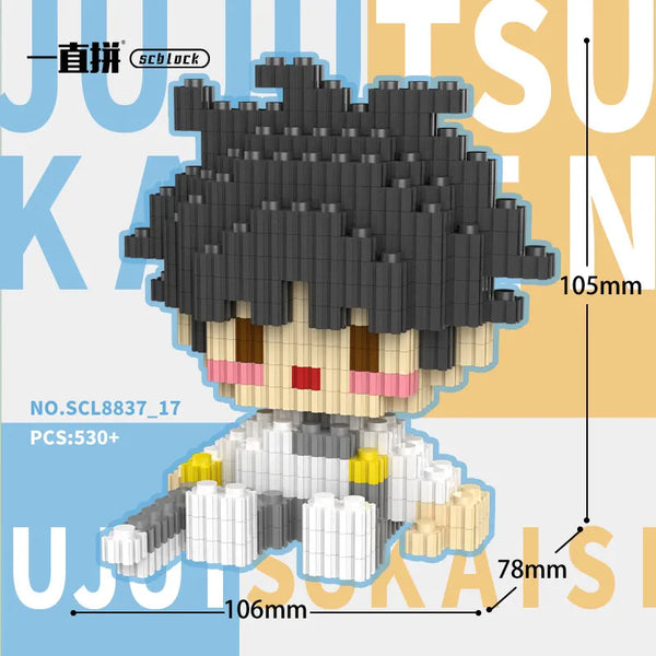 Jujutsu Kaisen Cursed Domain 3D Chibi Micro Blocks