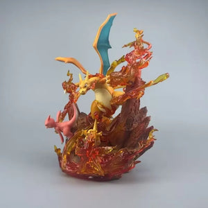 Charizard Evolution Set Giga-Impact Cursed Flame Ver. Figure (30 cm)