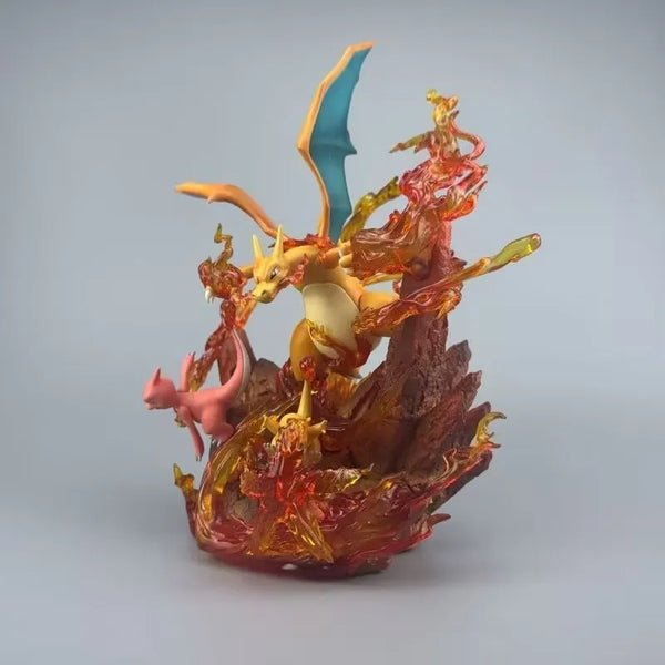Charizard Evolution Set Giga-Impact Cursed Flame Ver. Figure (30 cm)