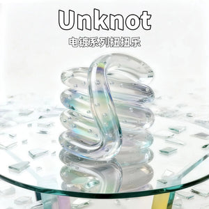 Unknot Electroplated Tangle Fidget Rope