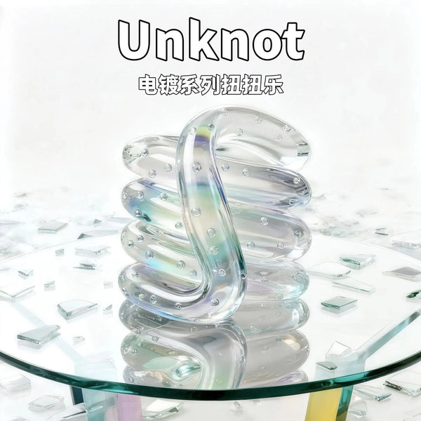 Unknot Electroplated Tangle Fidget Rope