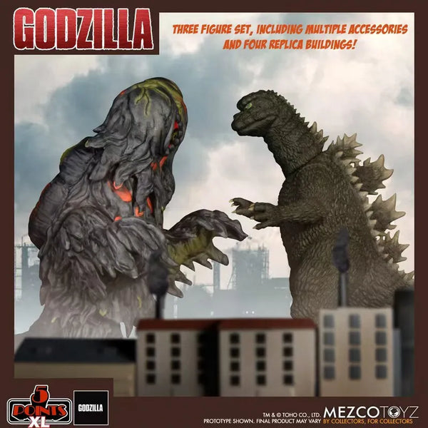 Mezco 5 Points XL Godzilla vs. Hedorah Box Set