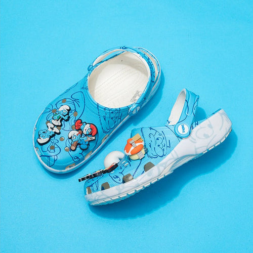 Smurfs Retro Blue Heritage Clogs