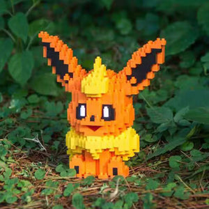 Eevee Evolutions 3D Elemental Micro Building Blocks