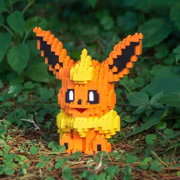 Eevee Evolutions 3D Elemental Micro Building Blocks
