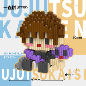 Jujutsu Kaisen Cursed Domain 3D Chibi Micro Blocks