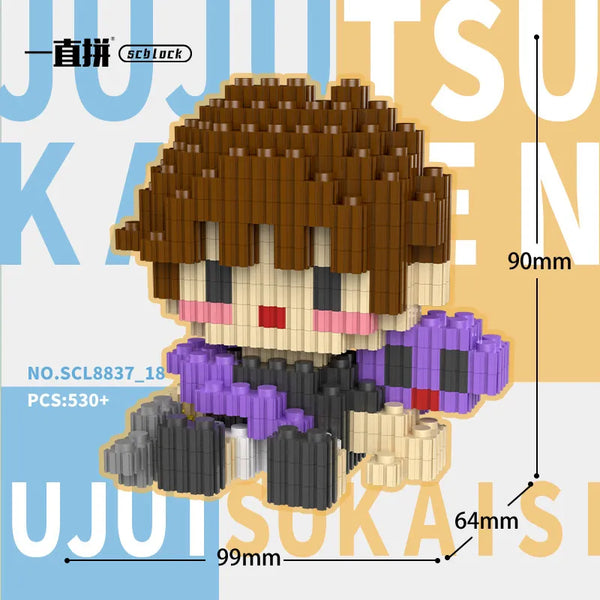 Jujutsu Kaisen Cursed Domain 3D Chibi Micro Blocks